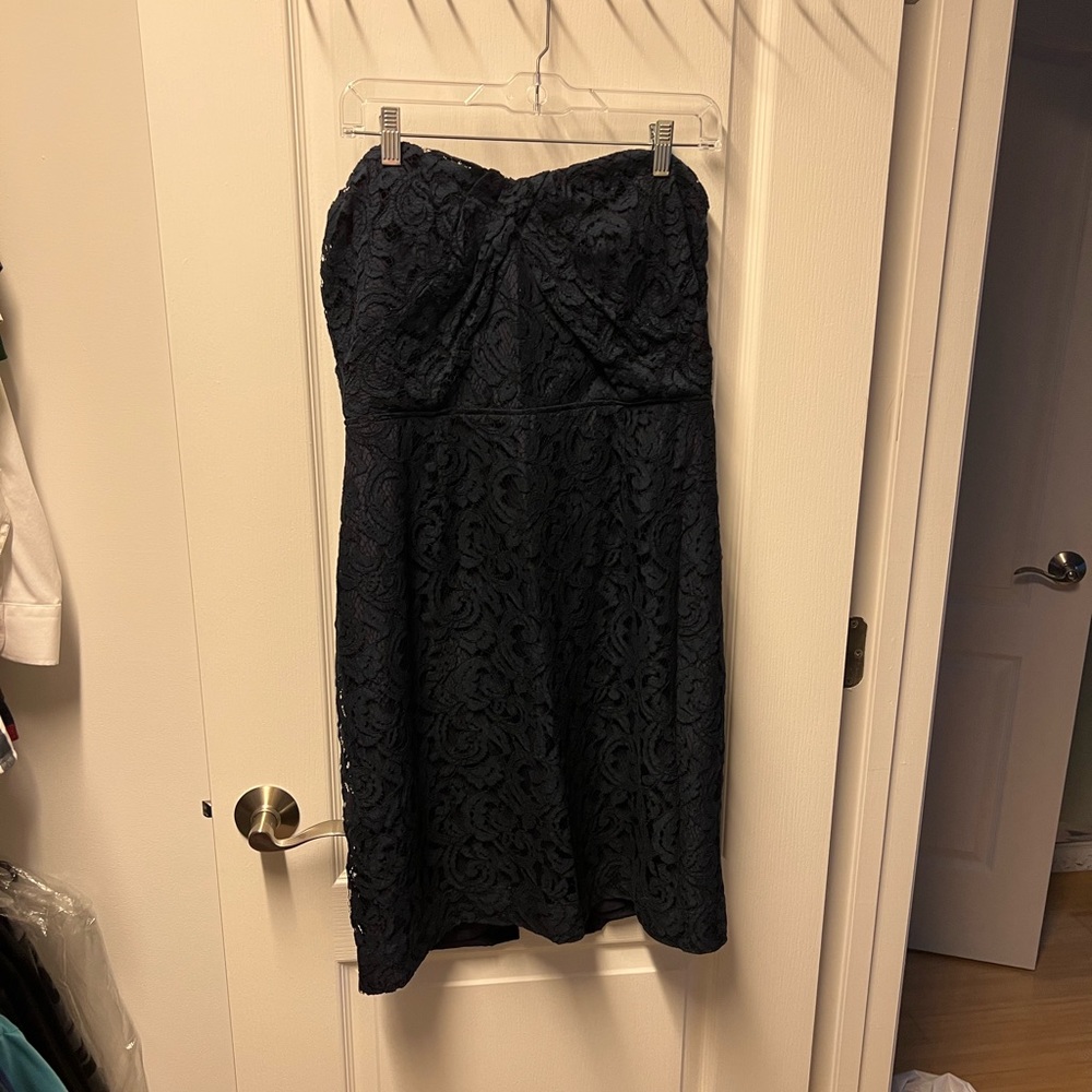 J. Crew Navy Lace Dress Size 12